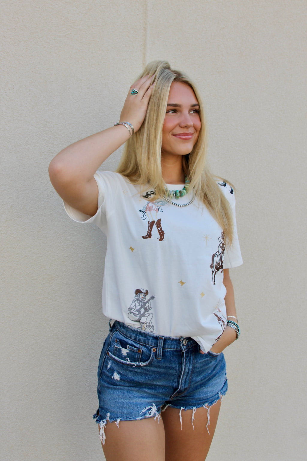 The Clara Embroidered Tee