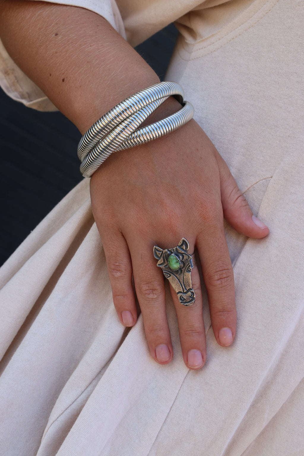 The Liv Bangles in Silver