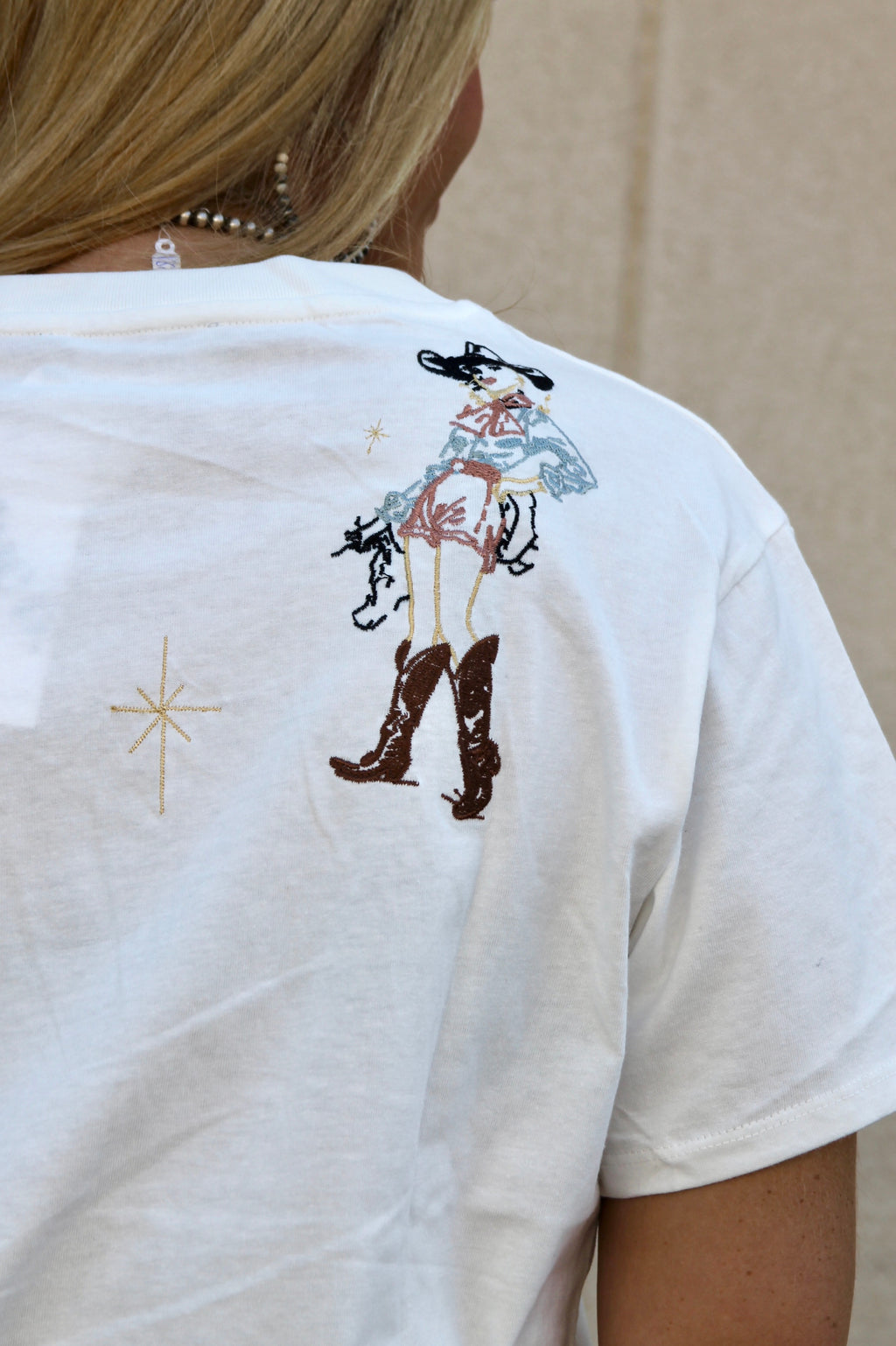 The Clara Embroidered Tee