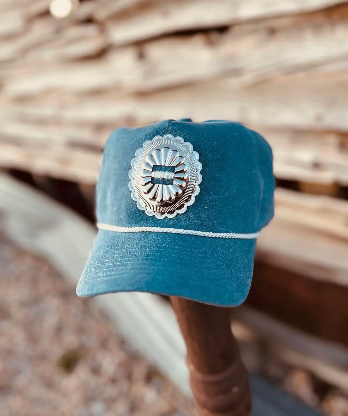 The Single Denim Conch Hat