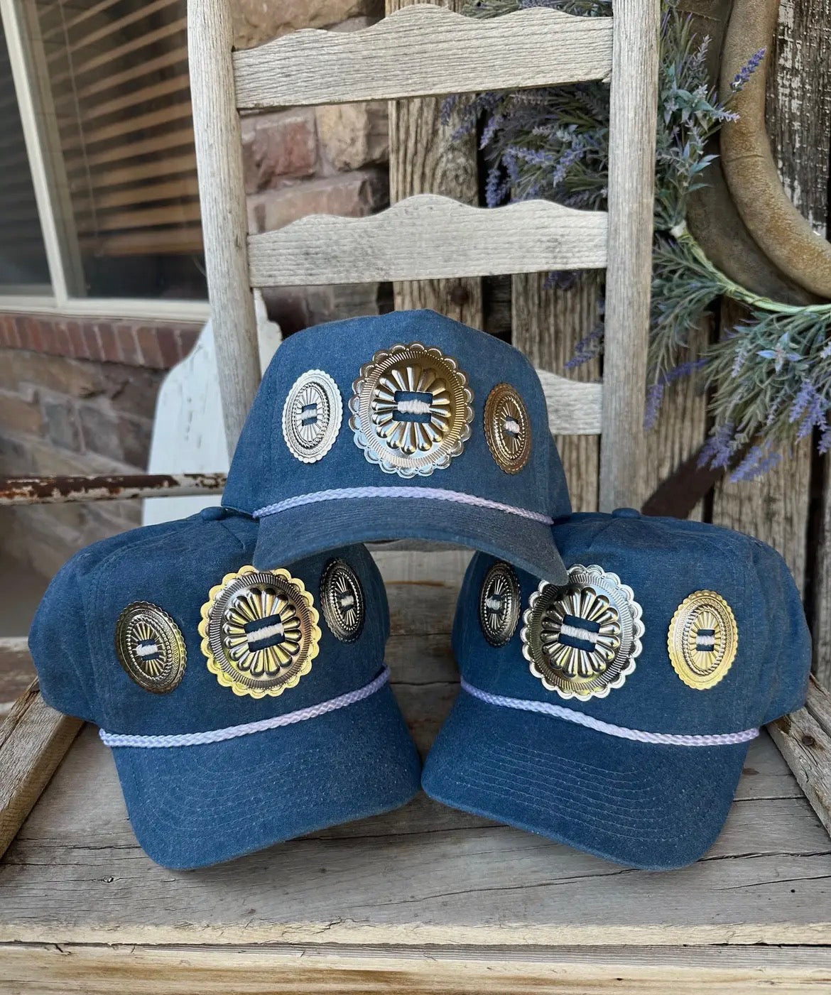 The Denim Concho Hat