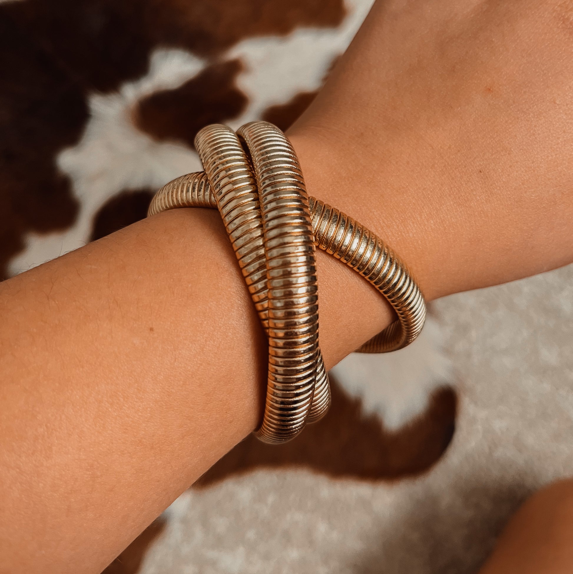 The Liv Bangles in Gold